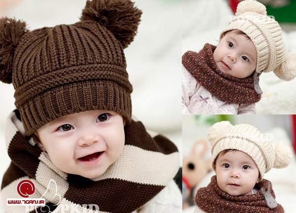 زیباترین مدل کلاه بافتنی نوزادی پسرانه