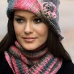 جديدترين مدلهاي شال و كلاه بافتني دخترانه و زنانه 2015