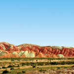 كوه هاي رنگارنگ ، شگفتي هاي ديدني زنجان + تصاوير