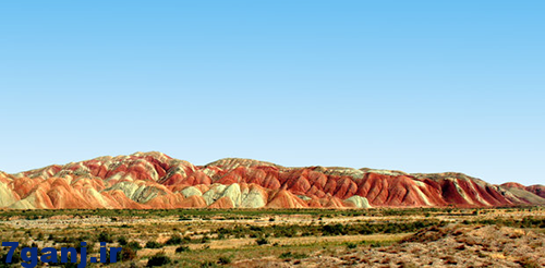 كوه هاي رنگارنگ ، شگفتي هاي ديدني زنجان + تصاوير