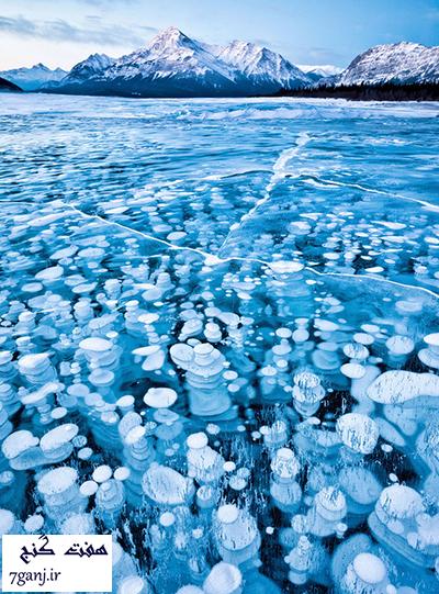 دریاچه یخ زده آبراهام، کانادا