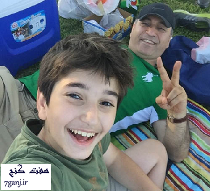 حمید فرخ نژاد و پسرش