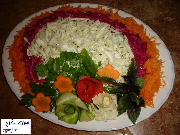 تزيين سالاد فصل