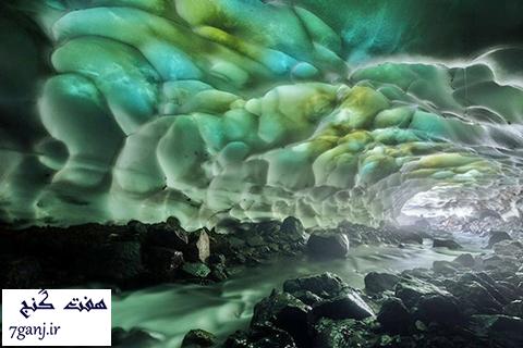 غار یخ Kamchatka  در روسیه
