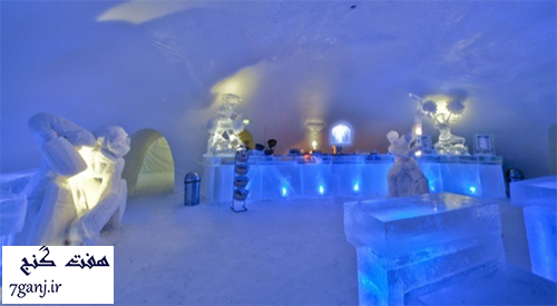 عجيب تريت و ديدني ترين رستوران هاي دنيا - رستوران قصر یخی فنلاند