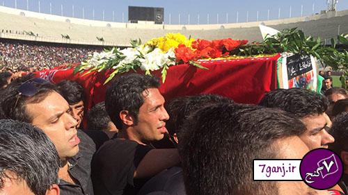 مراسم تشييع جنازه هادي نوروزي