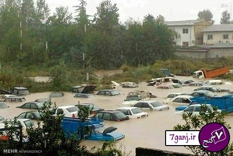 تصاوير سيل در مازندران 25 مهر 94
