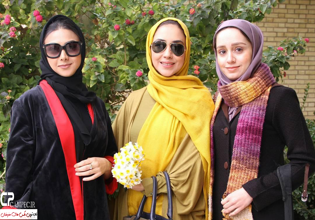 آزاده صمدی و بهاره کیان افشار در شیراز
