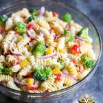 طرز تهیه آسان سالاد ماکارونی با بروکلی