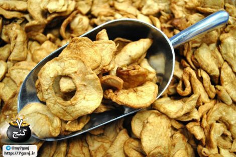 خواص سیب خشک