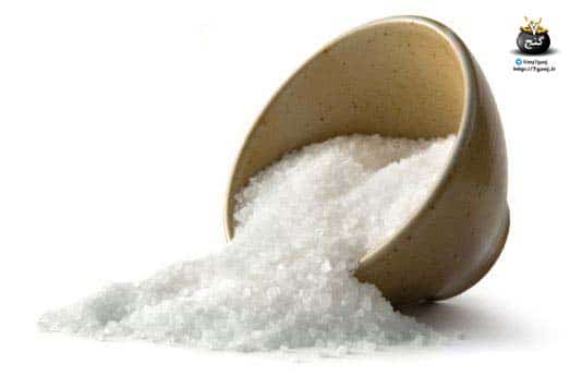 استفاده از نمک برای درمان افت دهان
