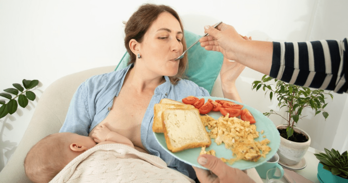 تغذیه مادر بعد از زایمان
