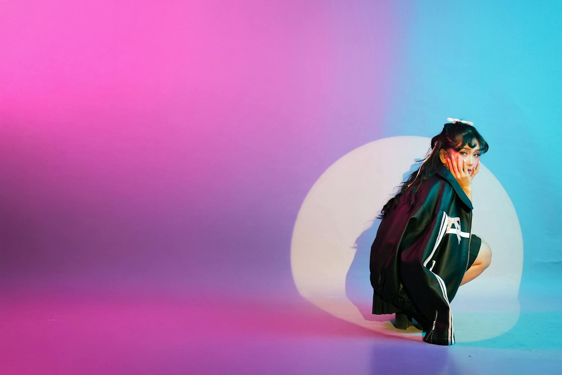 K-pop idols studio photoshoot