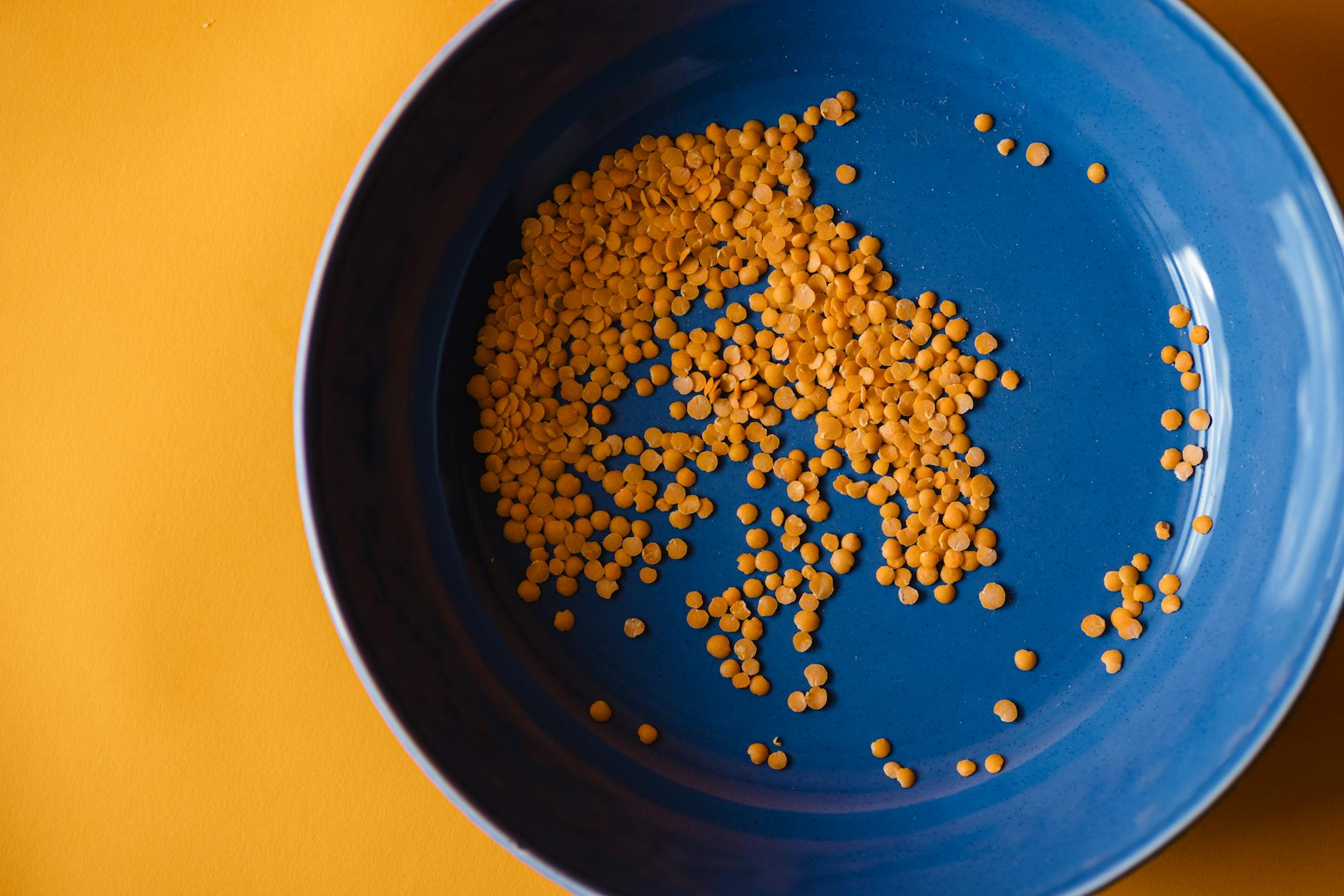 lentils in bowl