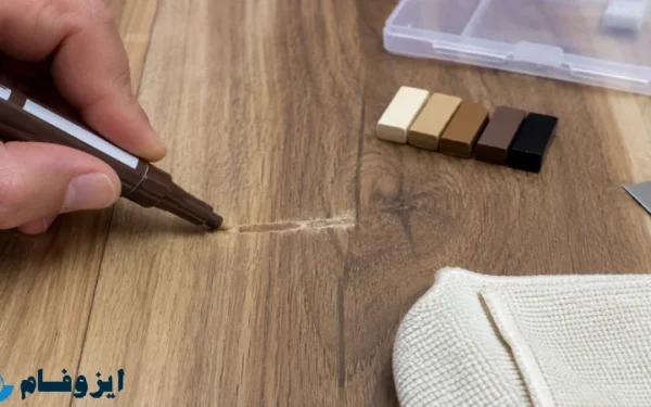 رفع خط و خش پارکت لمینت
