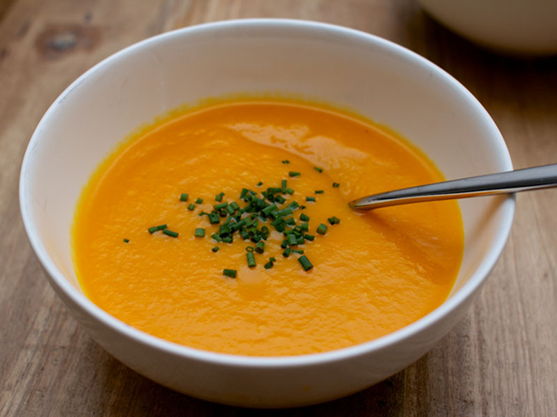 طرز تهیه کامل  سوپ هویج و زنجبیل خوشمزه