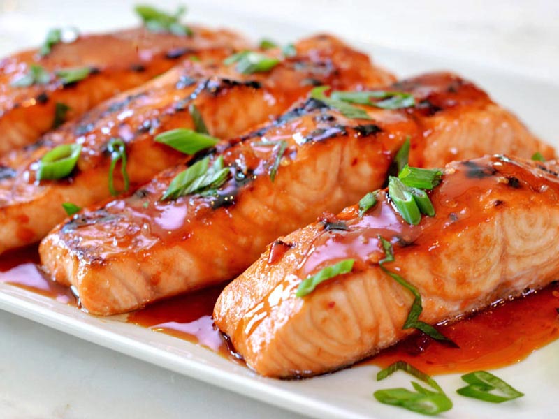 طرز تهیه طریقه ی پخت ماهی سالمون در فر خوشمزه و سریع