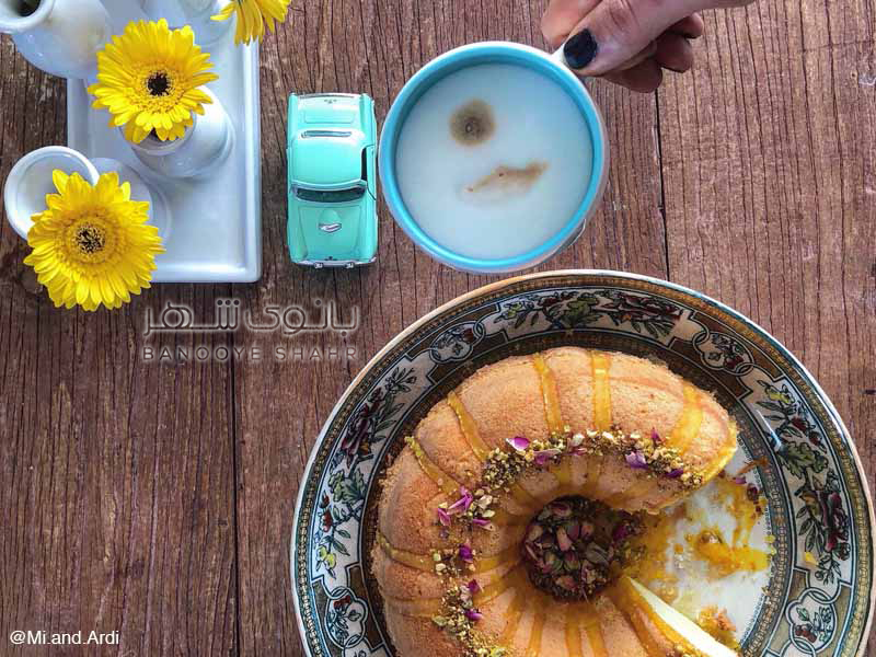 طرز تهیه کیک عشق ایرانی
