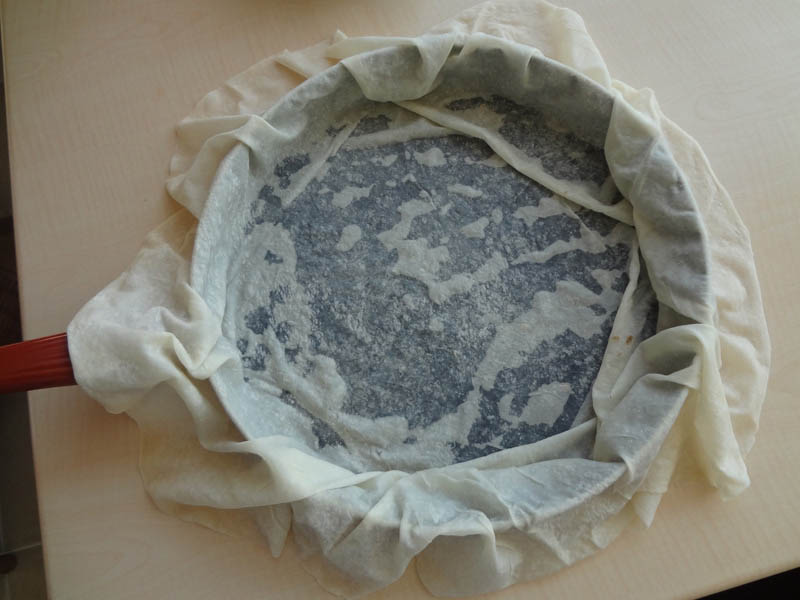 طرز تهیه کامل  بورک جعفری و پنیر در داخل قابلمه یا فر