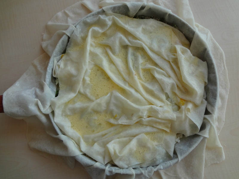 طرز تهیه کامل  بورک جعفری و پنیر در داخل قابلمه یا فر