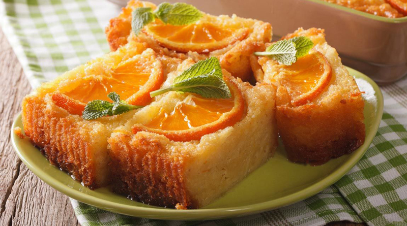 طرز تهیه کیک پرتقال یونانی