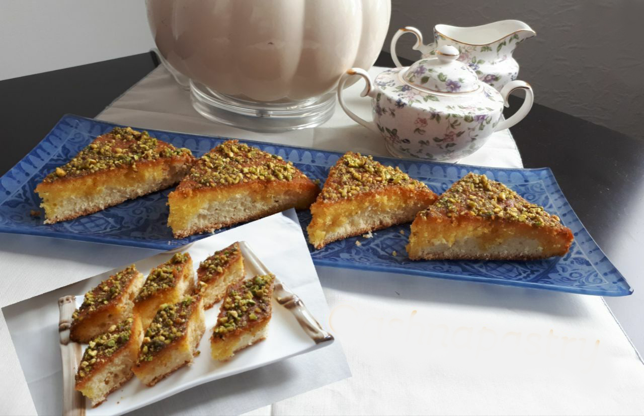 طرز تهیه کیک باقلوا
