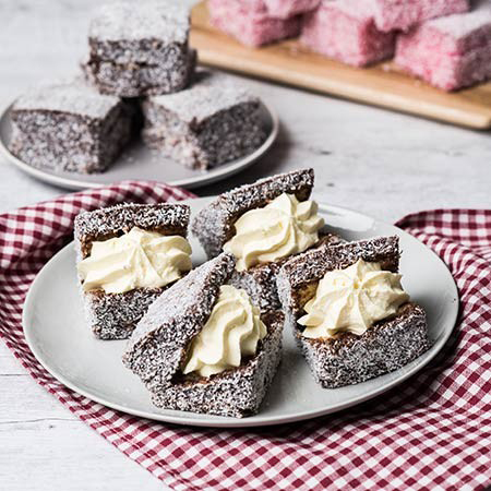 طرز تهیه لامینگتون