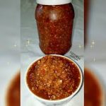 طرز تهیه ترشی لیته رب گوجه ای تند