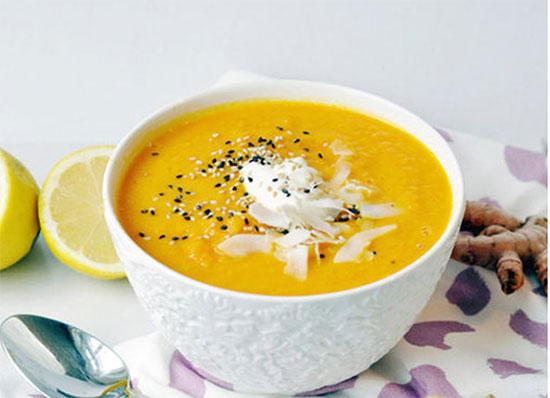 طرز تهیه سوپ هویج و زنجبیلِ آرامش بخش