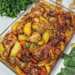 طرز تهیه خوراک مرغ راحت و خوشمزه در فر