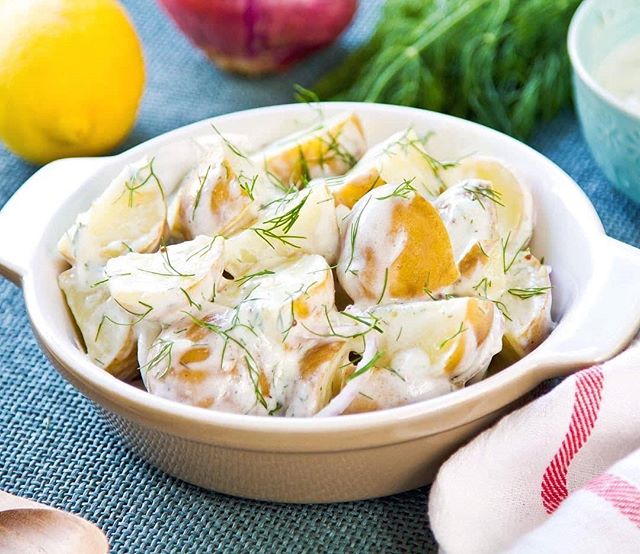 طرز تهیه سیب زمینی ماستی