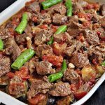 طرز تهیه خوراک گوشت و بادمجان در فر