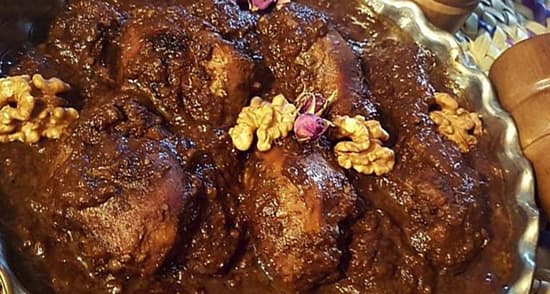 طرز تهیه خورش فسنجان با مرغ