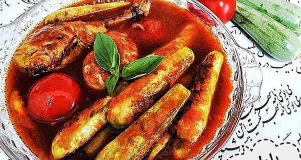 طرز تهیه خورش کدو سبز