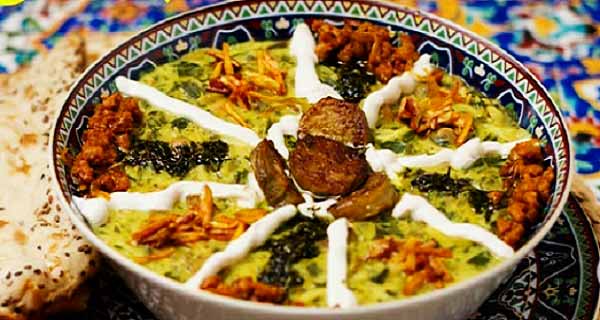 طرز تهیه آش گندم