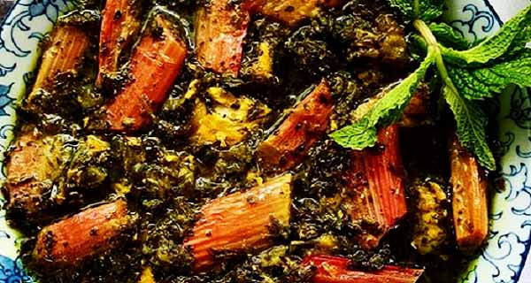 طرز تهیه خورش ریواس