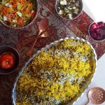 طرز تهیه لوبیا چشم بلبلی پلو با مرغ